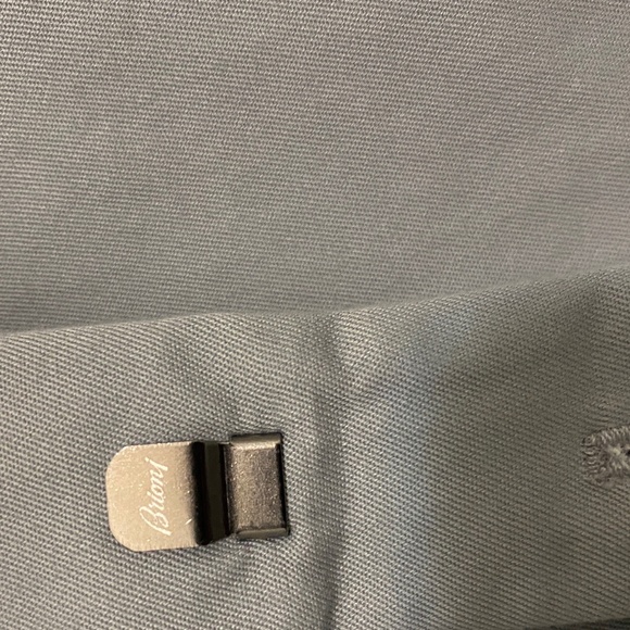 Brioni Grey Cotton Blend Pants Size 36 - Picture 6 of 12